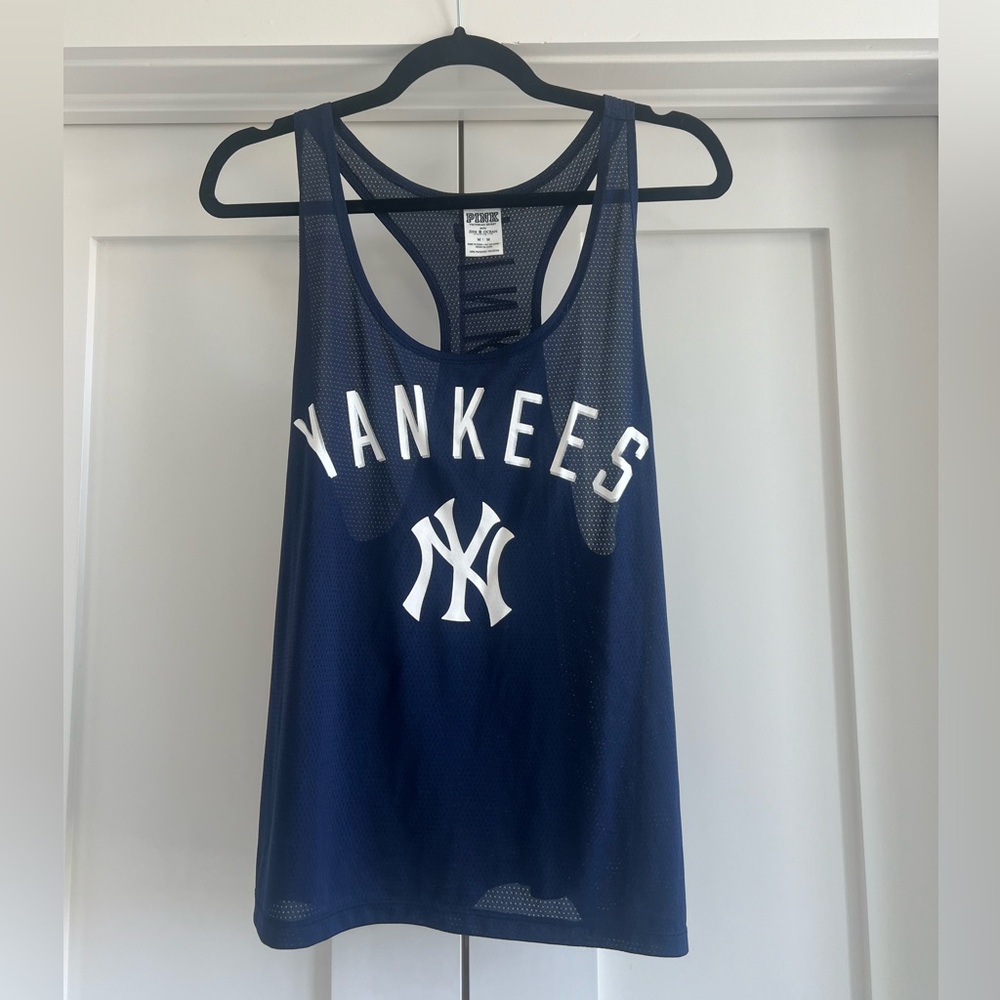 PINK Yankees Tank Top - Navy